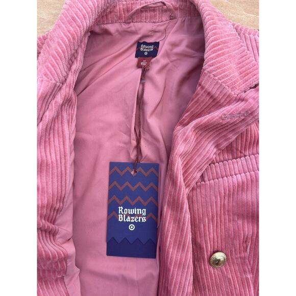 Rowing Blazers x Target -XS - Women’s Rose Pink Double Breasted Blazer - NWT - Picture 2 of 3
